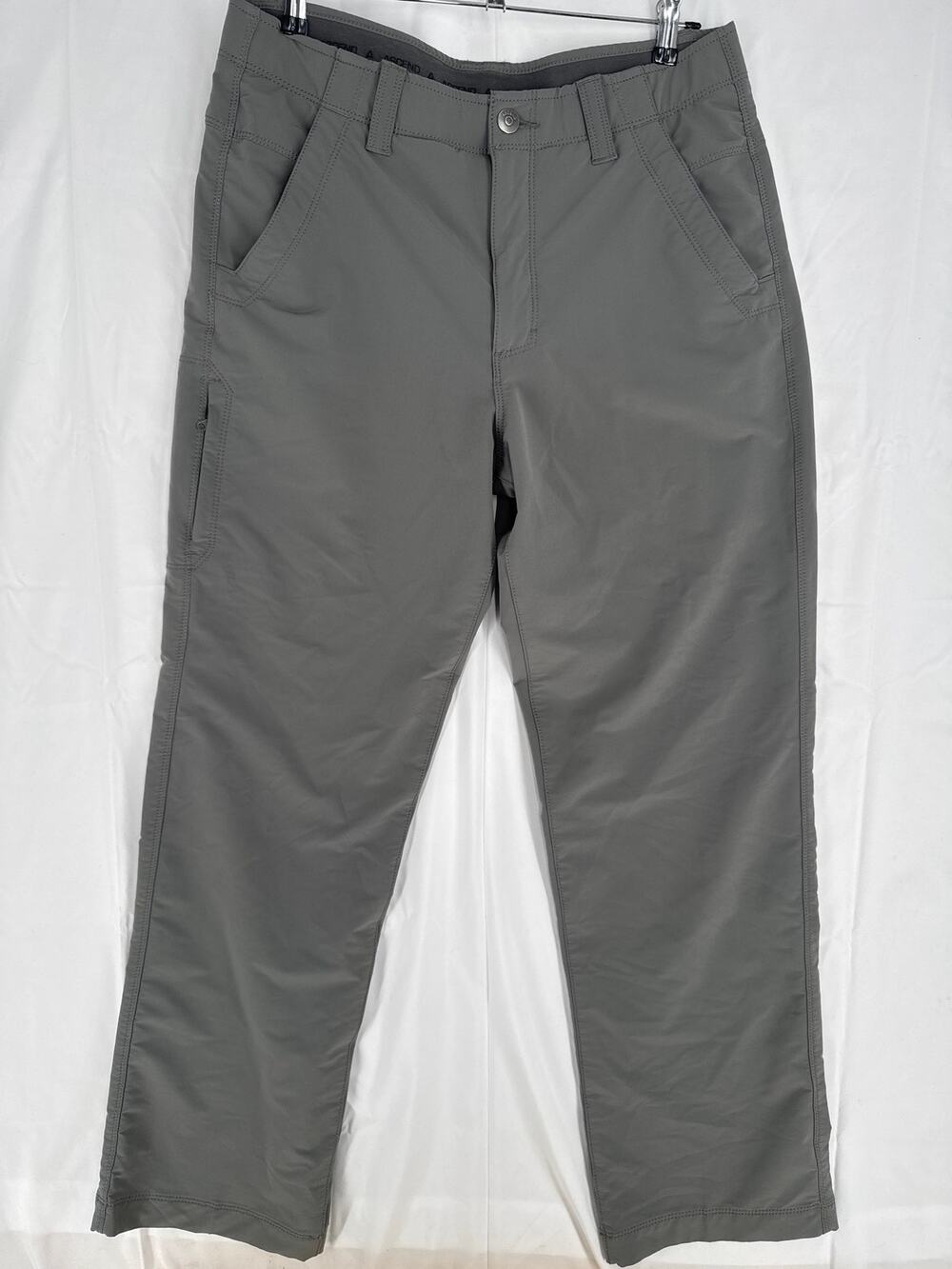 Ascend gray Quick-Dry Hiking Cargo Pants Multiple Pockets Belt Loops 34x32